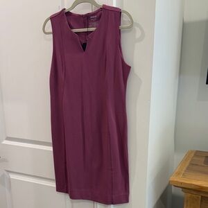 NWT-Peach Sleeveless Sheath Dress in Plum
